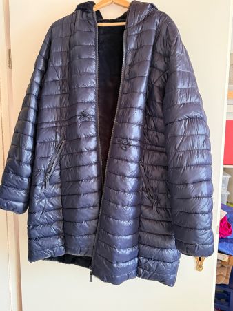 Wintermantel, Gr. 46/48, Navyblau, neuwertig!