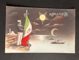 Postkarte Kunstkarte Alba di Civilta 1912  (P199)