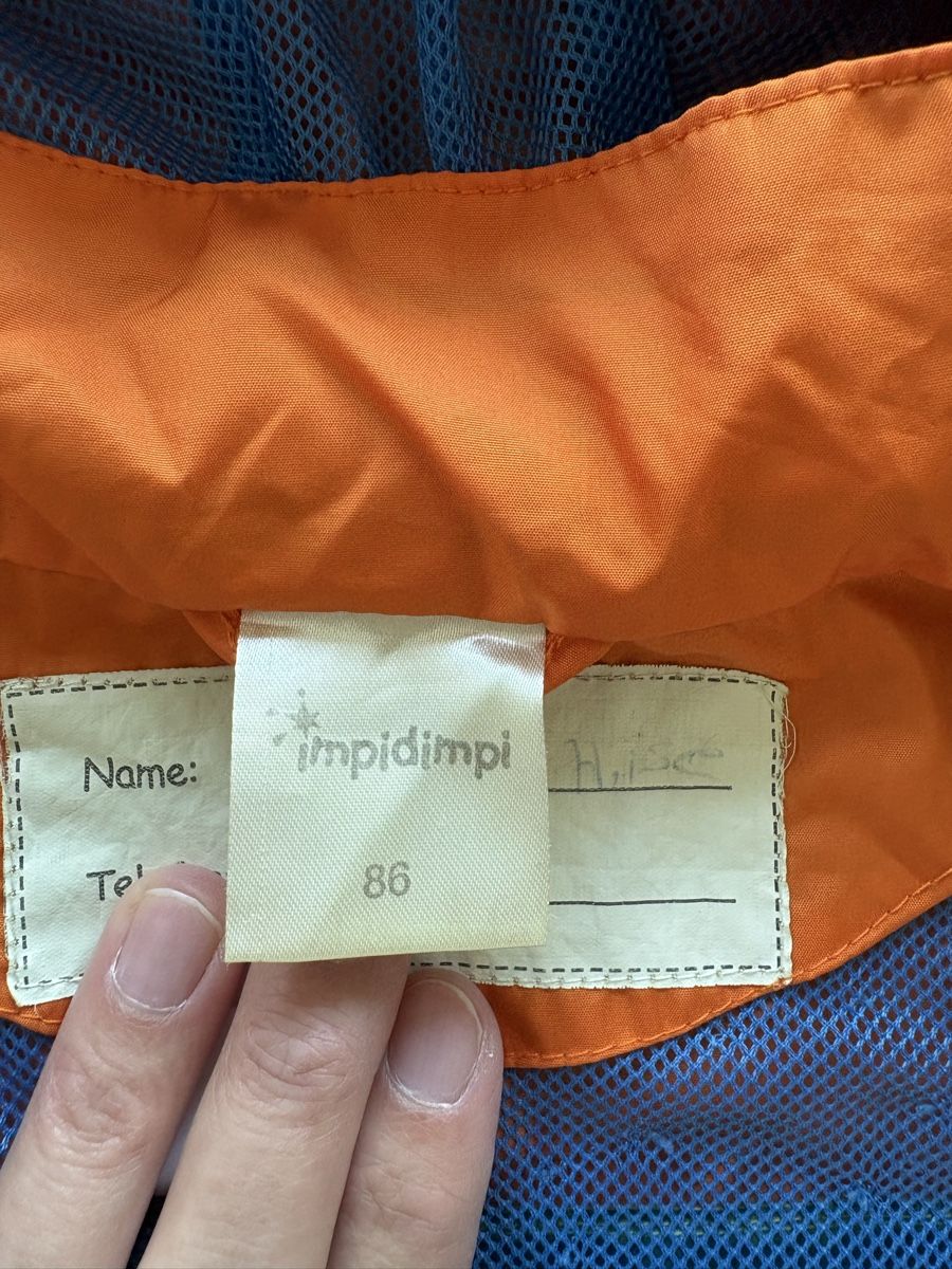 Giacche & Cappotti: Regenjacke blau orange Grösse 86 – Usato da Horgen venduto da Rafnaf 4