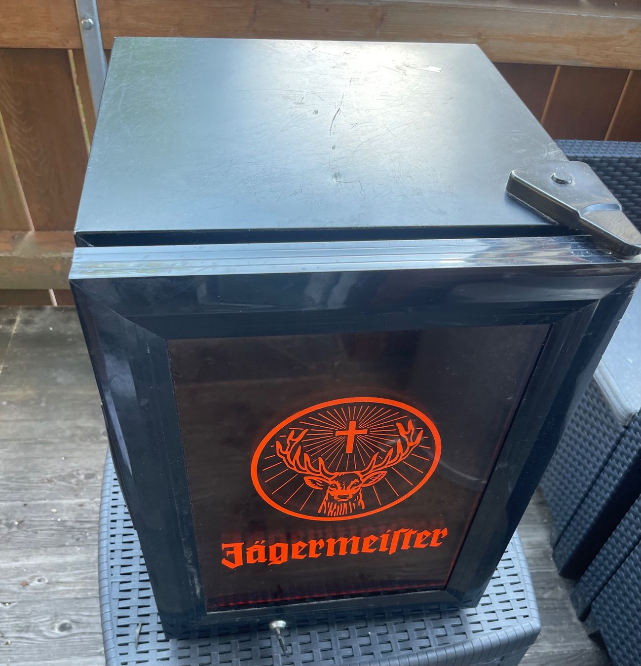 Kühlschrank: Jägermeister Mini Kühlschrank – Gebraucht aus Wengen von rotstock1696 1