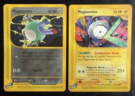 Magnemite Pokemon Aquapolis 2 cards set - 52/147 & 91/147