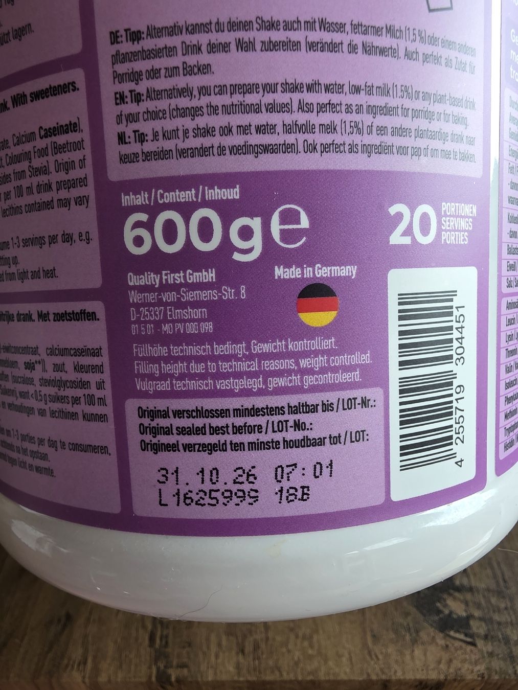 More Nutrition Aliments & Spécialités: More Protein Milkshake – Neuf (Voir description) à Wichtrach par Mtabea 1