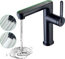 Wasserhahn Bad Schwarz – Temperaturanzeige Einhebel