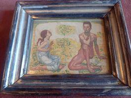 Kleines Bild Jüngling und Frau ( franz Hodler)