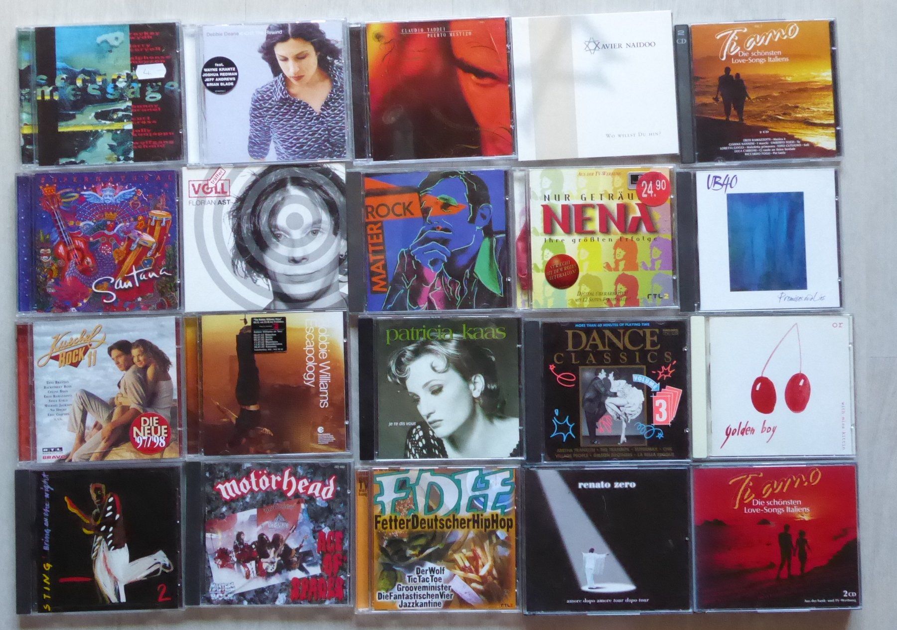 CD: 80 CDs Rock / Pop / Black  / Electro / Jazz .. ab 1.- – Usato da Möriken AG venduto da mineralia 3