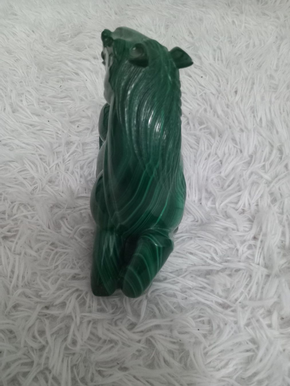 Sculptures & Statues: Statue Cheval en malachite – D'occasion à Genève par GenevaLuxury 3