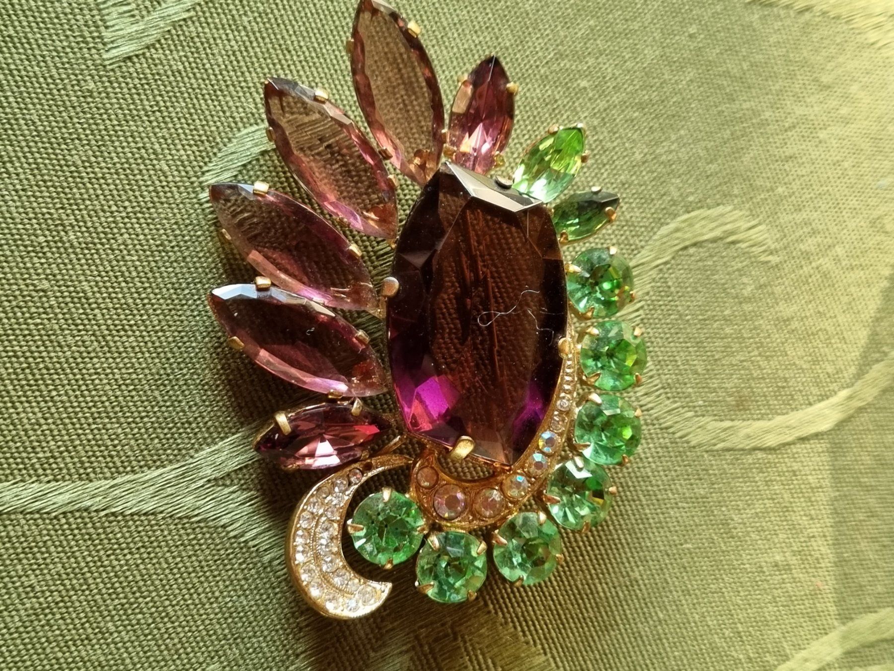 Spille & Fermagli: Broche vintage quartz améthyste – Nuovo (secondo la descrizione) da Fontenais venduto da Aube-sauvage.2 2