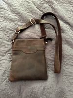 Tasche Leder braun Umhängetasche guter Zustand
