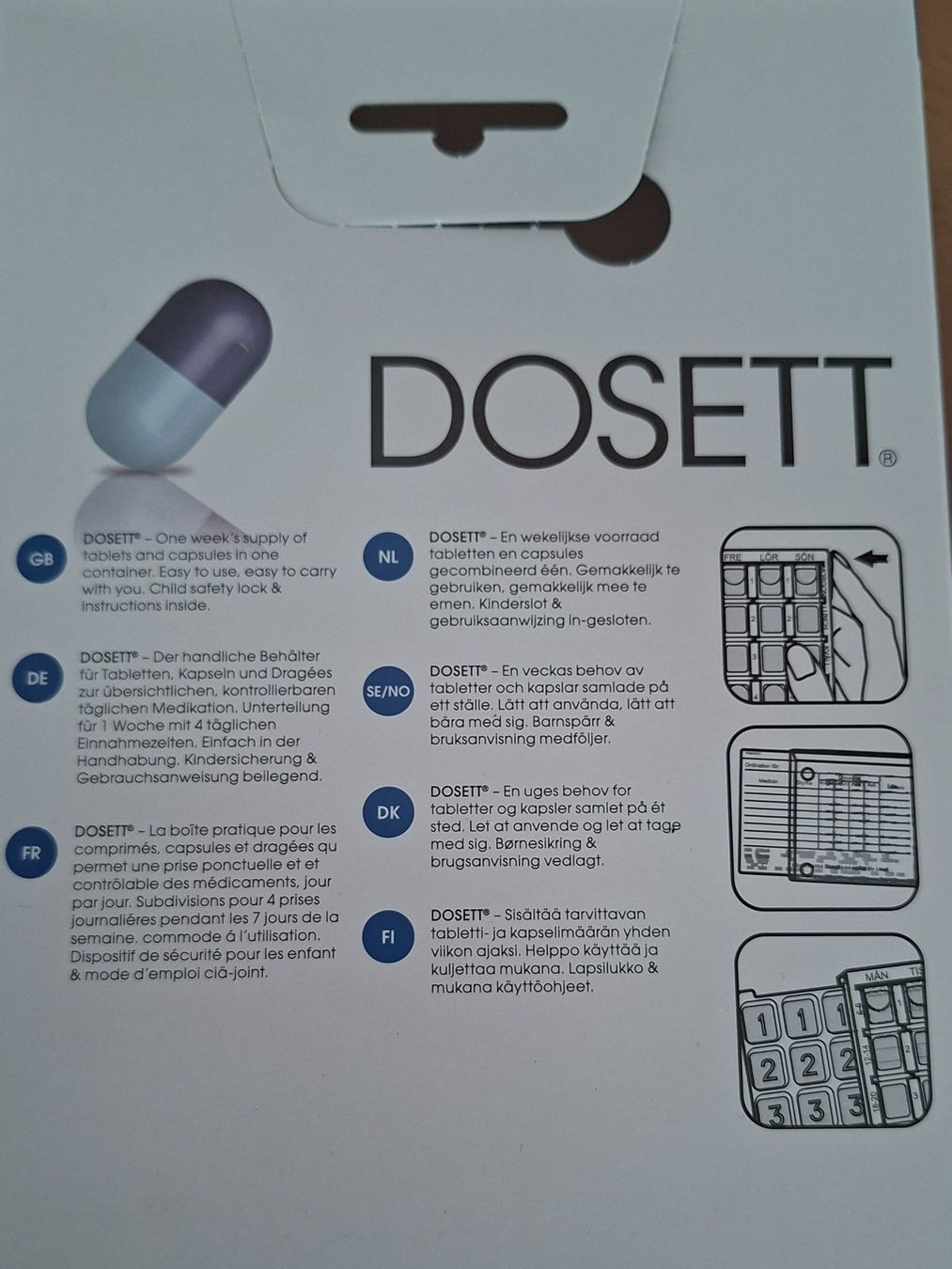 Contenitori & Simili: Dosett Maxi Tablettenspender / NEU! – Usato da Emmenbrücke venduto da thokasaluni 2