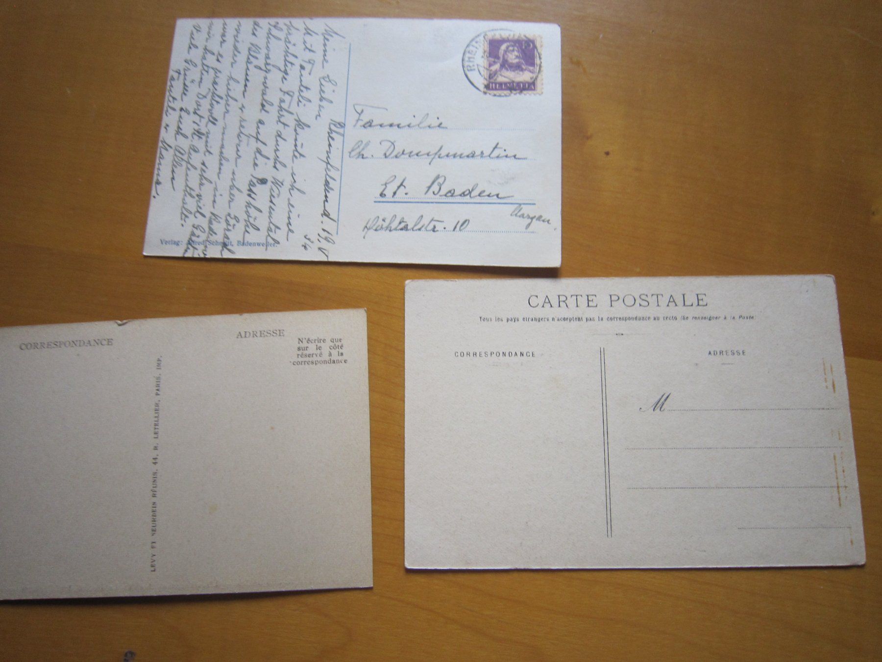 Cartoline postali: No 17 Postkarte Thermalbäder um 1920 – Usato da Gordola venduto da Polentaefung 7