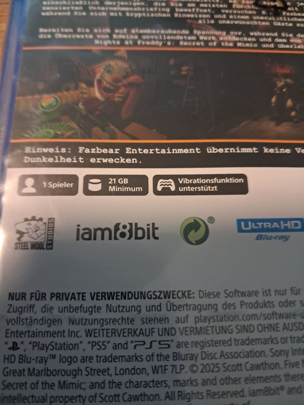 Giochi: ps5 Game Mimic – Nuovo e nell'imballaggio originale da Einsiedeln venduto da Biberchrouser76 2