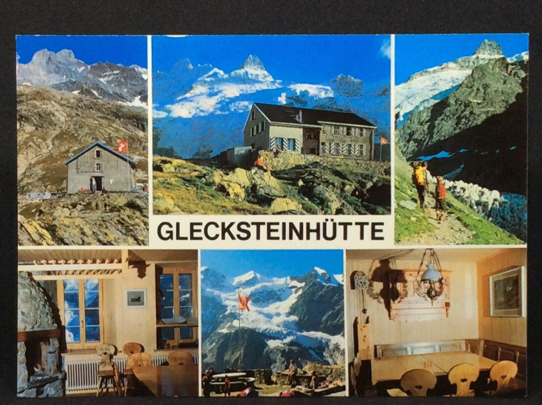 Ansichtskarten: Glecksteinhütte SAC 2317m – Gebraucht aus Widnau von Brusi9