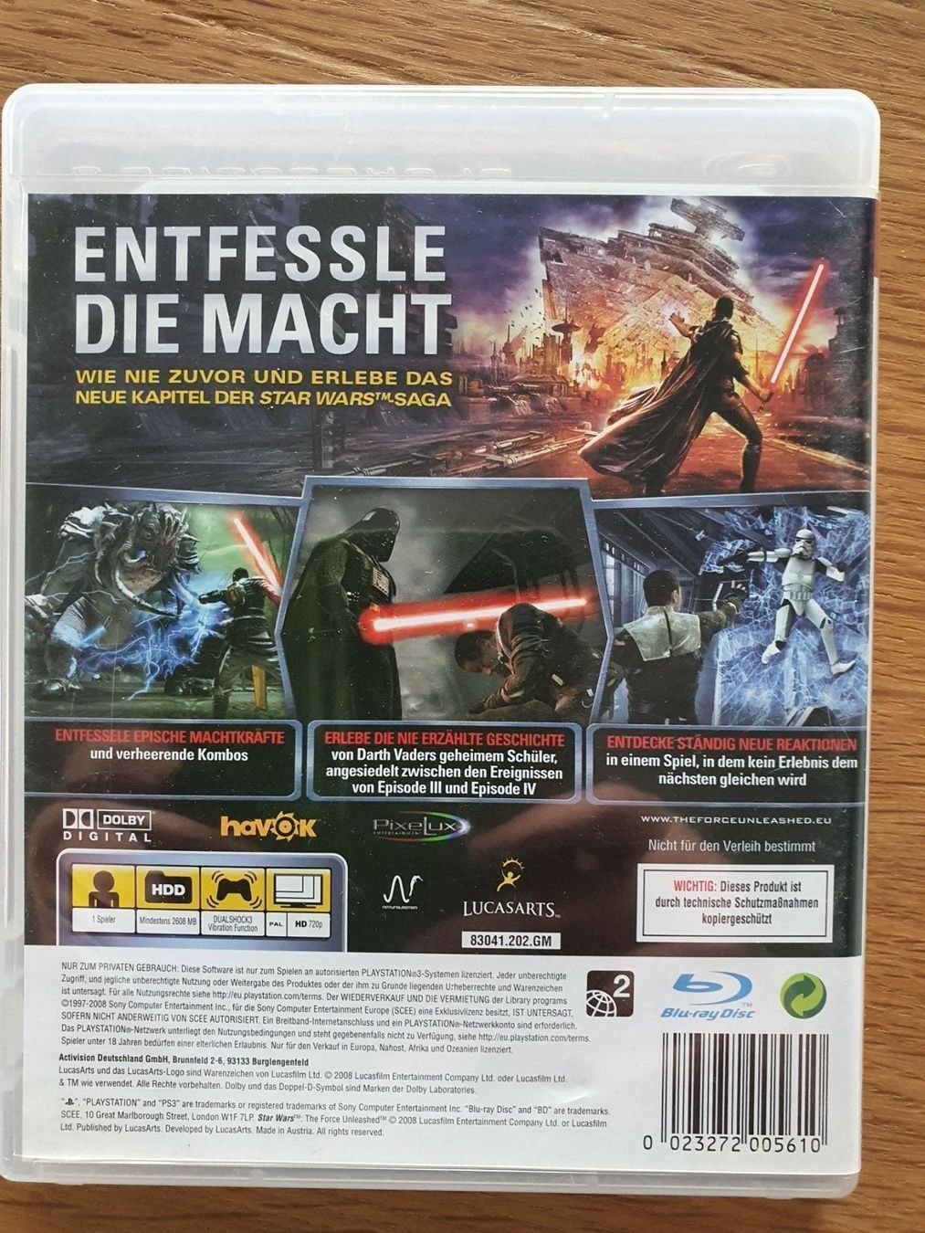Sony Giochi: PS3 Star Wars - The Force unleashed – Usato da Eiken venduto da Lashar 1