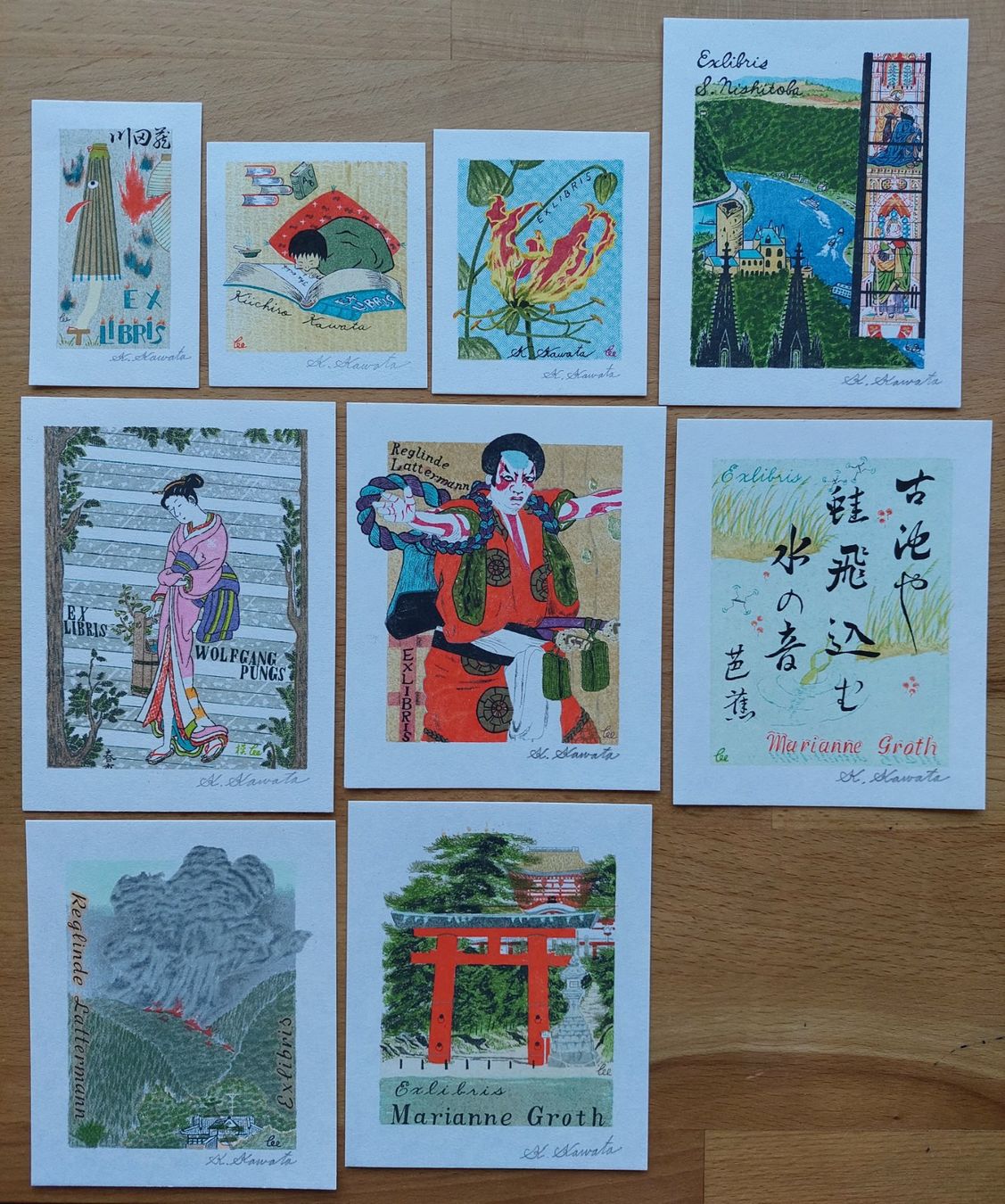 Grafica & Litografie: Sammlung Exlibris Kiichiro Kawata signiert – Usato da Obfelden venduto da Exlibris-Art