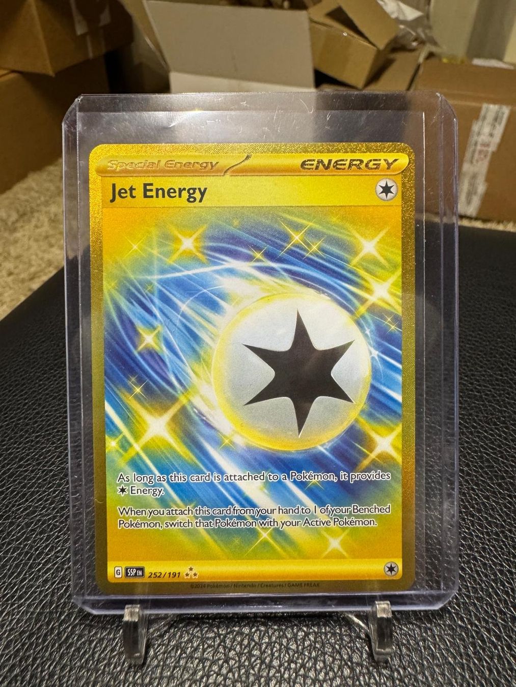 Pokémon Carte collezionabili: Jet Energy | Secret Rare | SSP 252/191 | EN – Usato da Spreitenbach venduto da Snacky96
