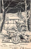 Gruss aus WINTERTHUR Neujahr 1906- uralter Ansichtskarte