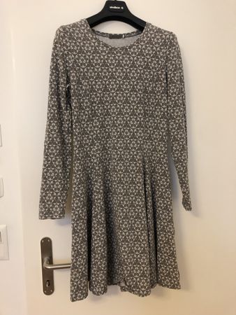 MINU Kleid Gr. S, Kleid, Langarm, Bio-Baumwolle