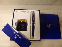 Gold 750 - 18k - WATERMAN (blue pen - size M ) 100% NEW.