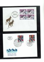 Sonderbriefmarken "Schützt die Alpen" FDC
