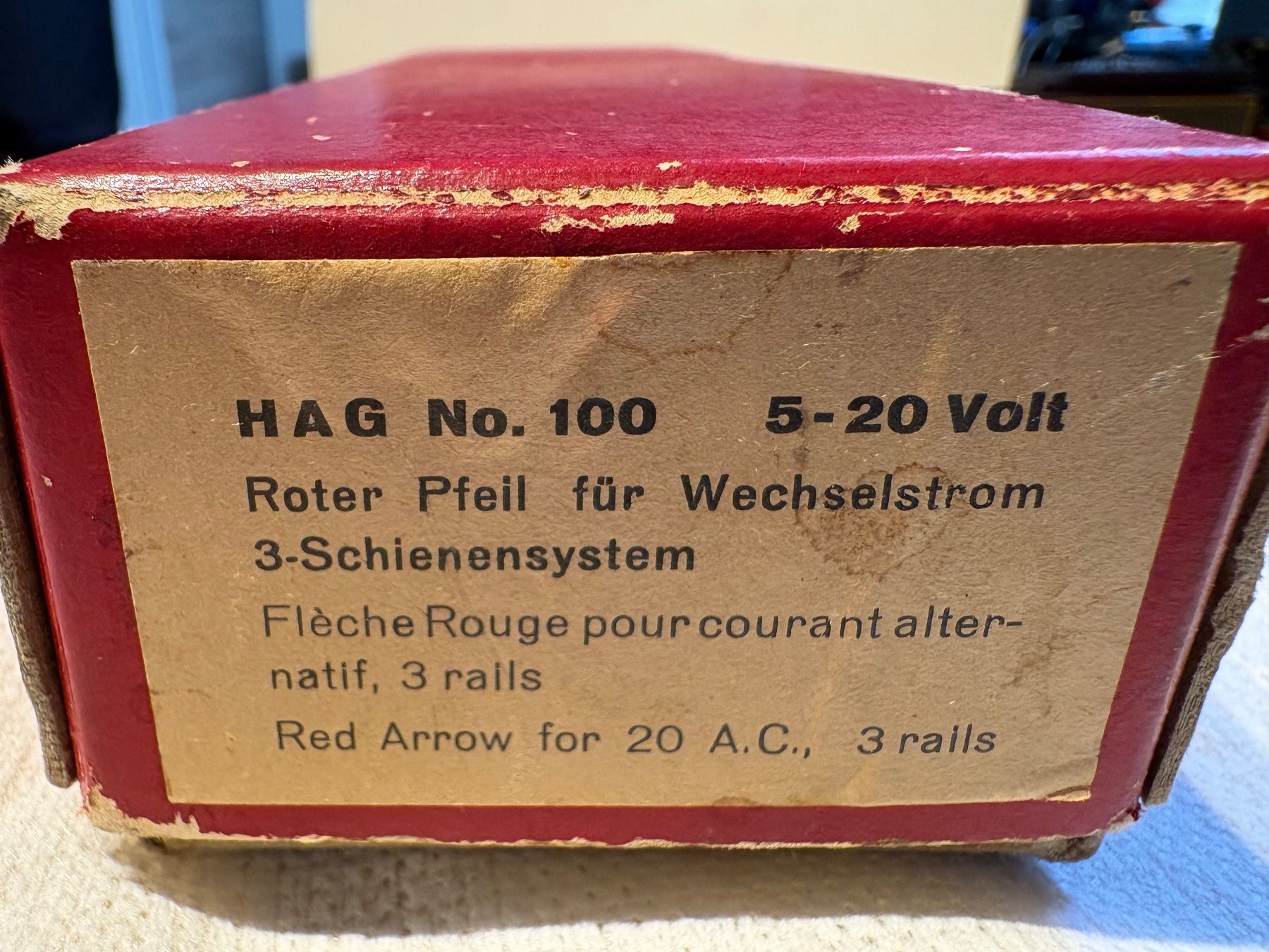 Hag Modelleisenbahnen: Hag 100 flèche rouge def – Defekt aus Corcelles Payerne von Pierre66 6