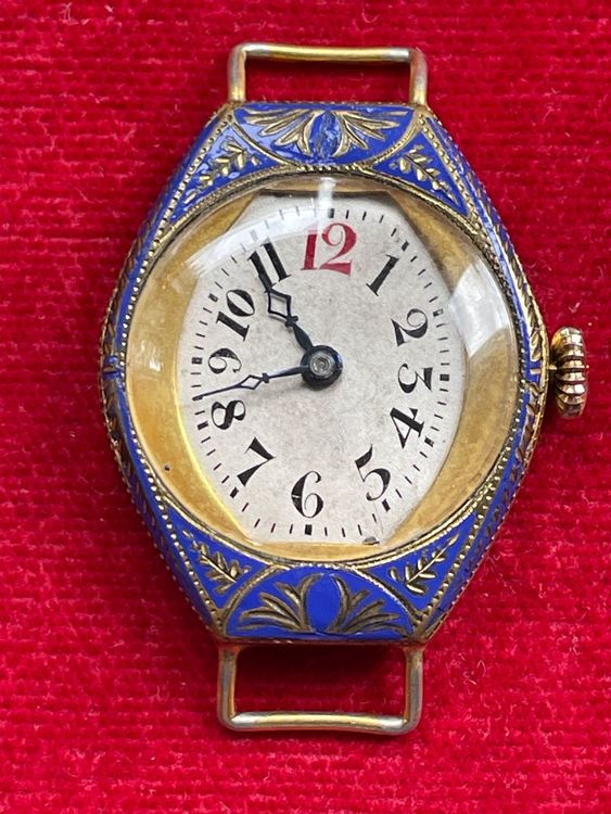 Montre Bracelet Forlux Pour Dames Plaquée Or Style Art Déco - Occasion