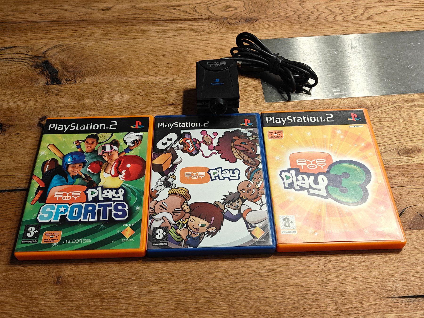 PlayStation 2 EyeToy Set (3 Spiele + Kamera) (Gebraucht) in Birr für ...