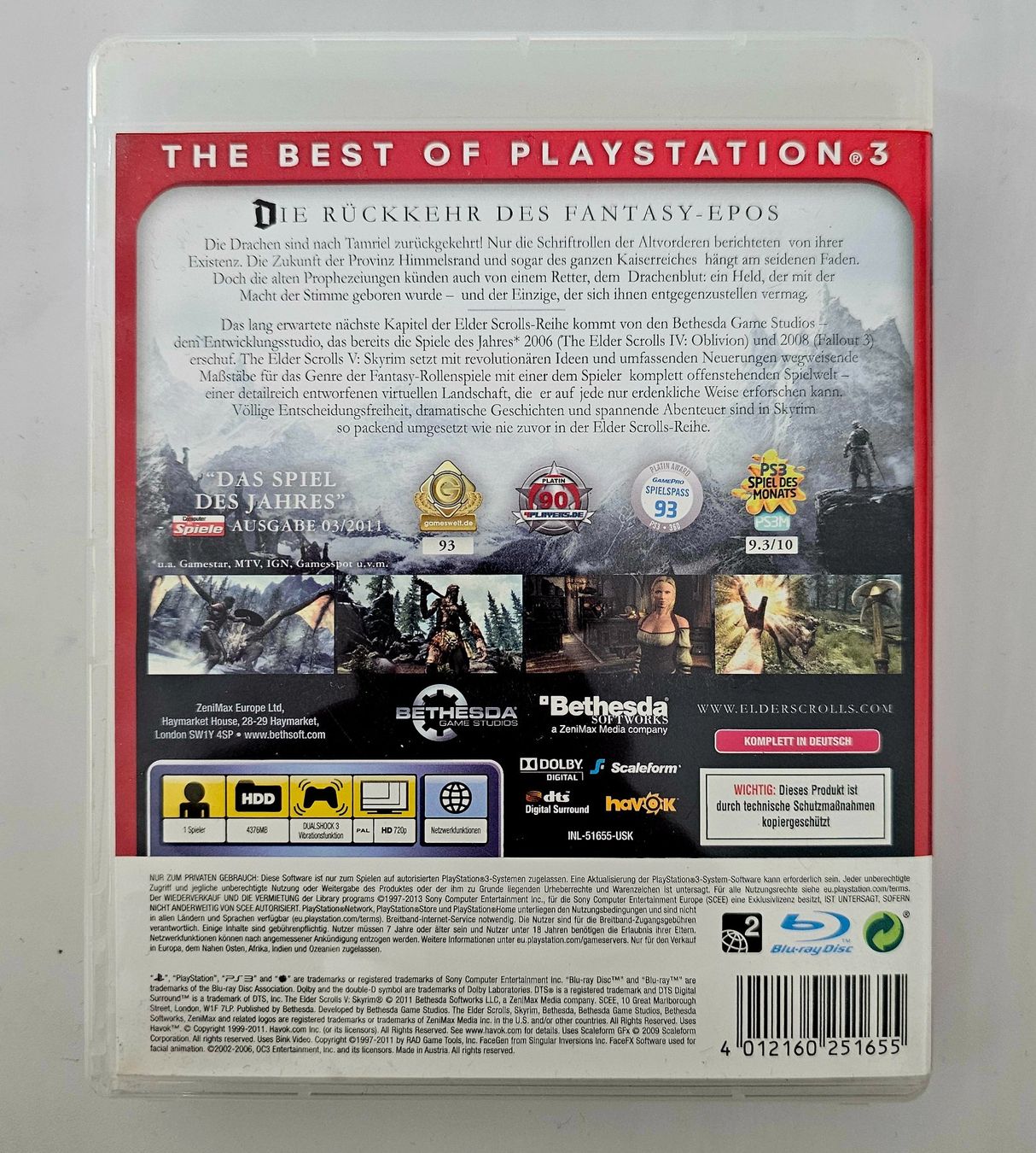 Sony Giochi: The Elder Scrolls V Skyrim Essentials (PS3) – Usato da Holziken venduto da Miglioregamesnmore 1