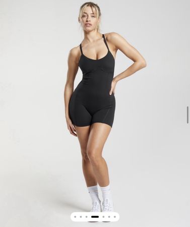 Combinaison sport Gymshark noir 
