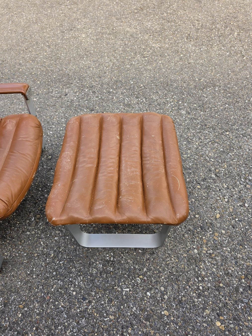 Sessel: Sessel mit Hocker braun Leder ASKO Export 74 gebraucht – Gebraucht aus Mettlen von elios0888 5