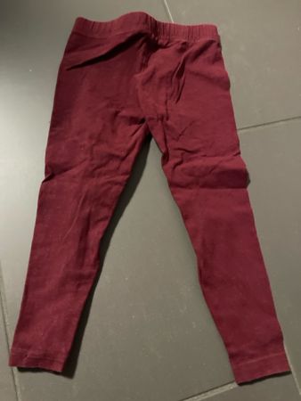Bordeaux Leggings, Grösse 104