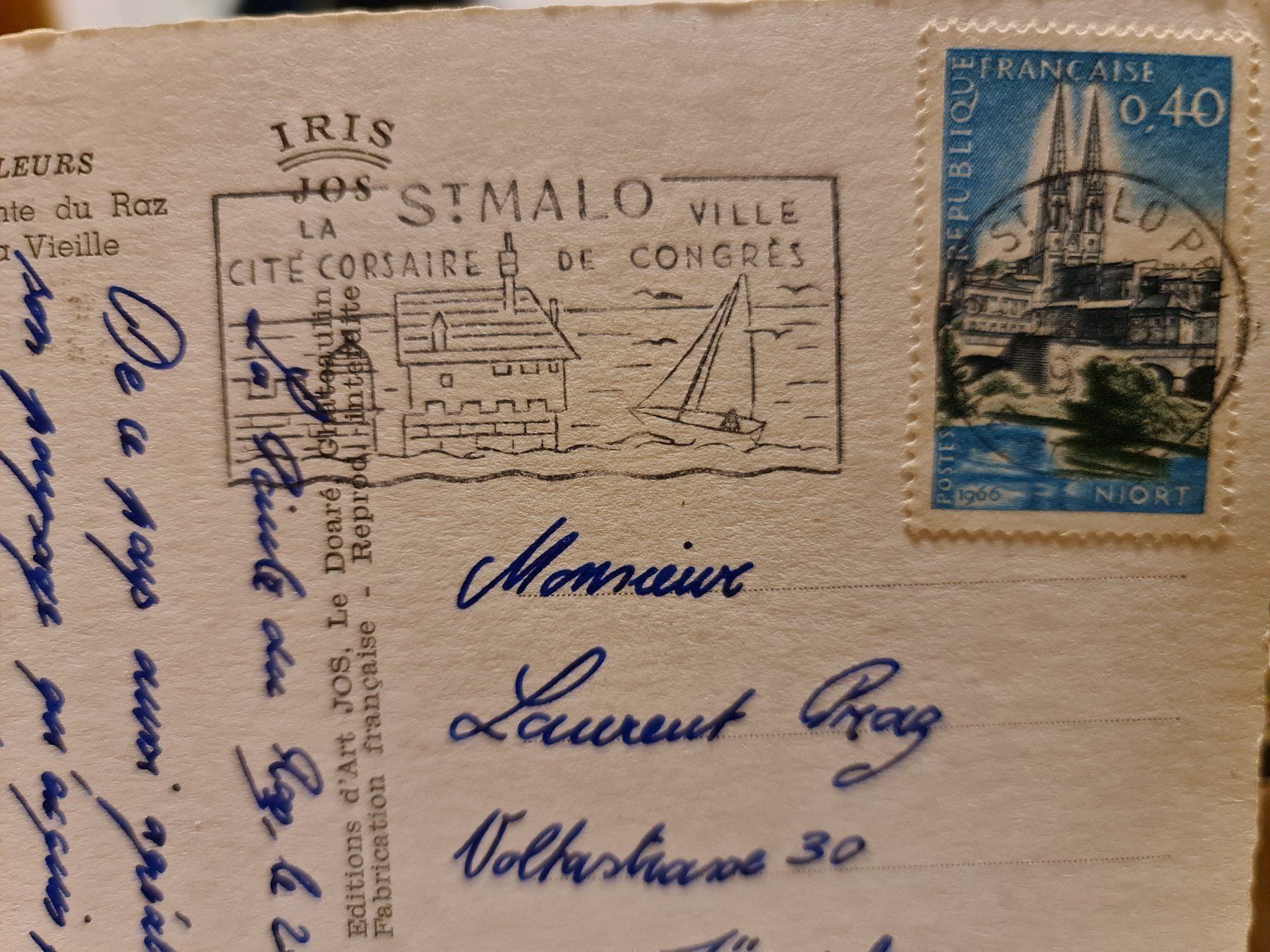 Cartoline postali: Ansichtskarte Bretagne Frankreich1964 – Usato da Dintikon venduto da Vexi 1