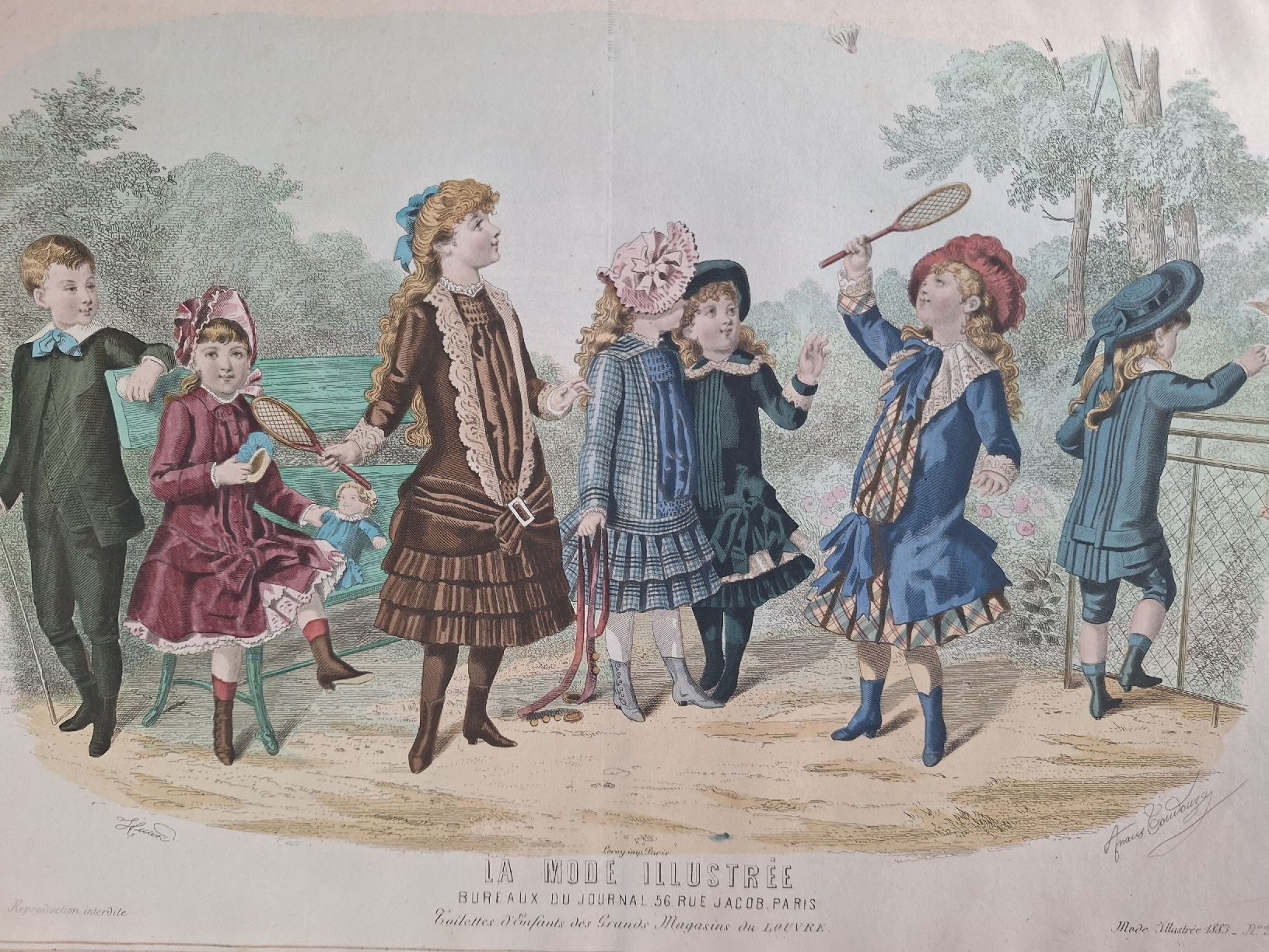 Livres: LA MODE ILLUSTREE  1883 – D'occasion à Bevaix par bohrap 1