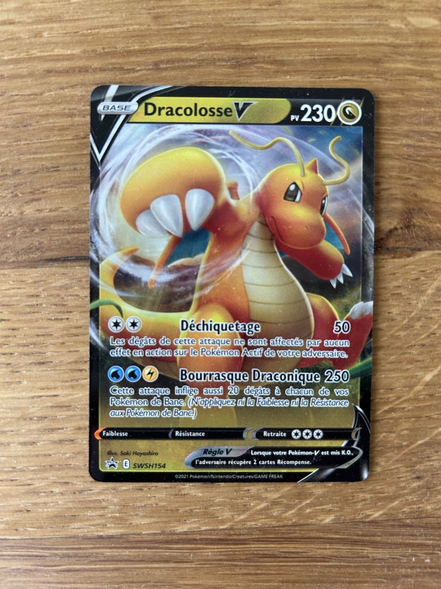 Pokémon Carte collezionabili: Carte Pokémon Dracolosse V – Nuovo (secondo la descrizione) da Orpund venduto da Americanpickers
