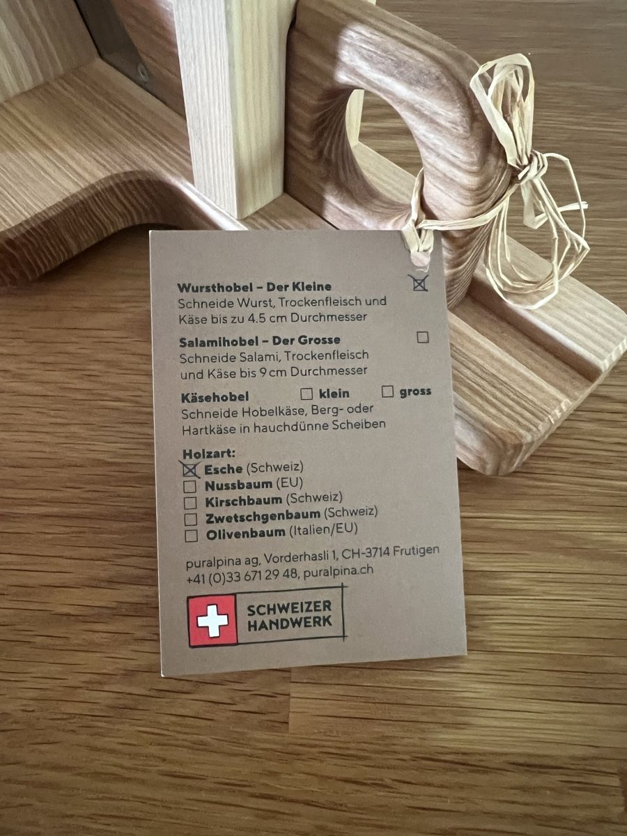 Puralpina Elettrodomestici da cucina: Wursthobel / puralpina – Nuovo e nell'imballaggio originale da Grenchen venduto da nic_87y9 3