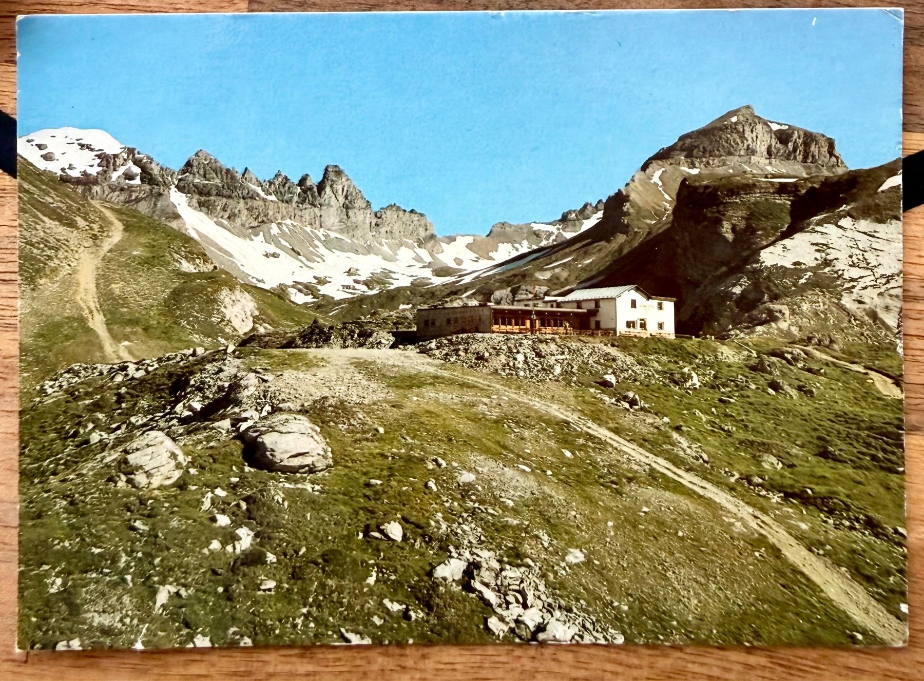 Ansichtskarten: Flims - Segneshütte mit Segnespass – Gebraucht aus Lutry von Ediego
