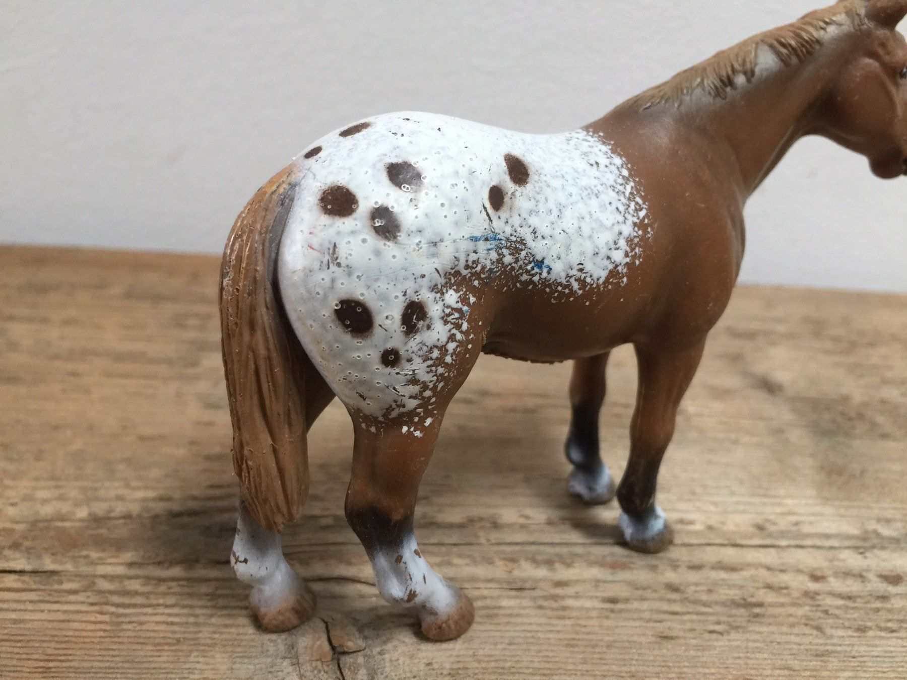 Schleich Statuette: Schleich Appaloosa Hengst Pferd – Usato da Ennetbaden venduto da mapa05 2