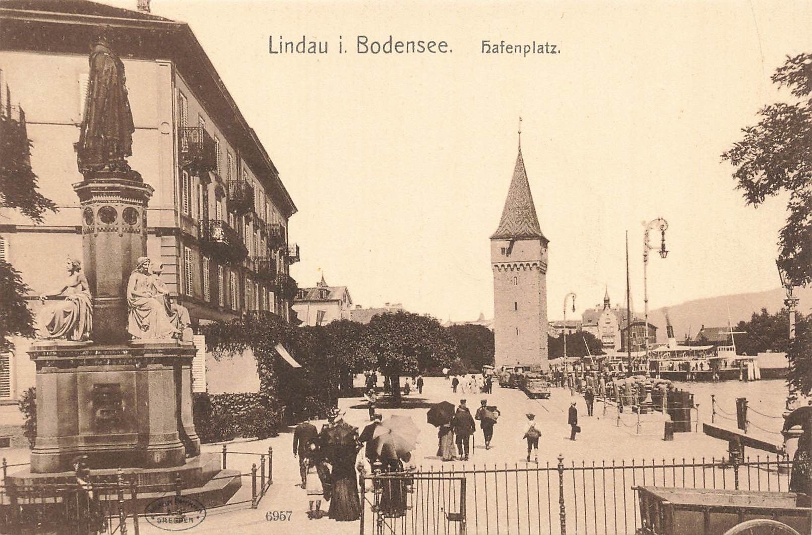 Ansichtskarten: Lindau i. Bodensee – Gebraucht aus Biasca von Blenio71