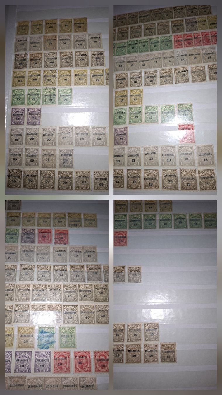 Tous les timbres: Grosse Sammlung Luxemburg – D'occasion à Balgach par SIMEON27 1
