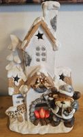 Weihnachtliches Lichthüsli mit Rentier, Winterdeko!
