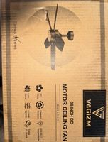 Vagizm 36 Zoll DC Motor Deckenventilator - Neu & Unbenutzt