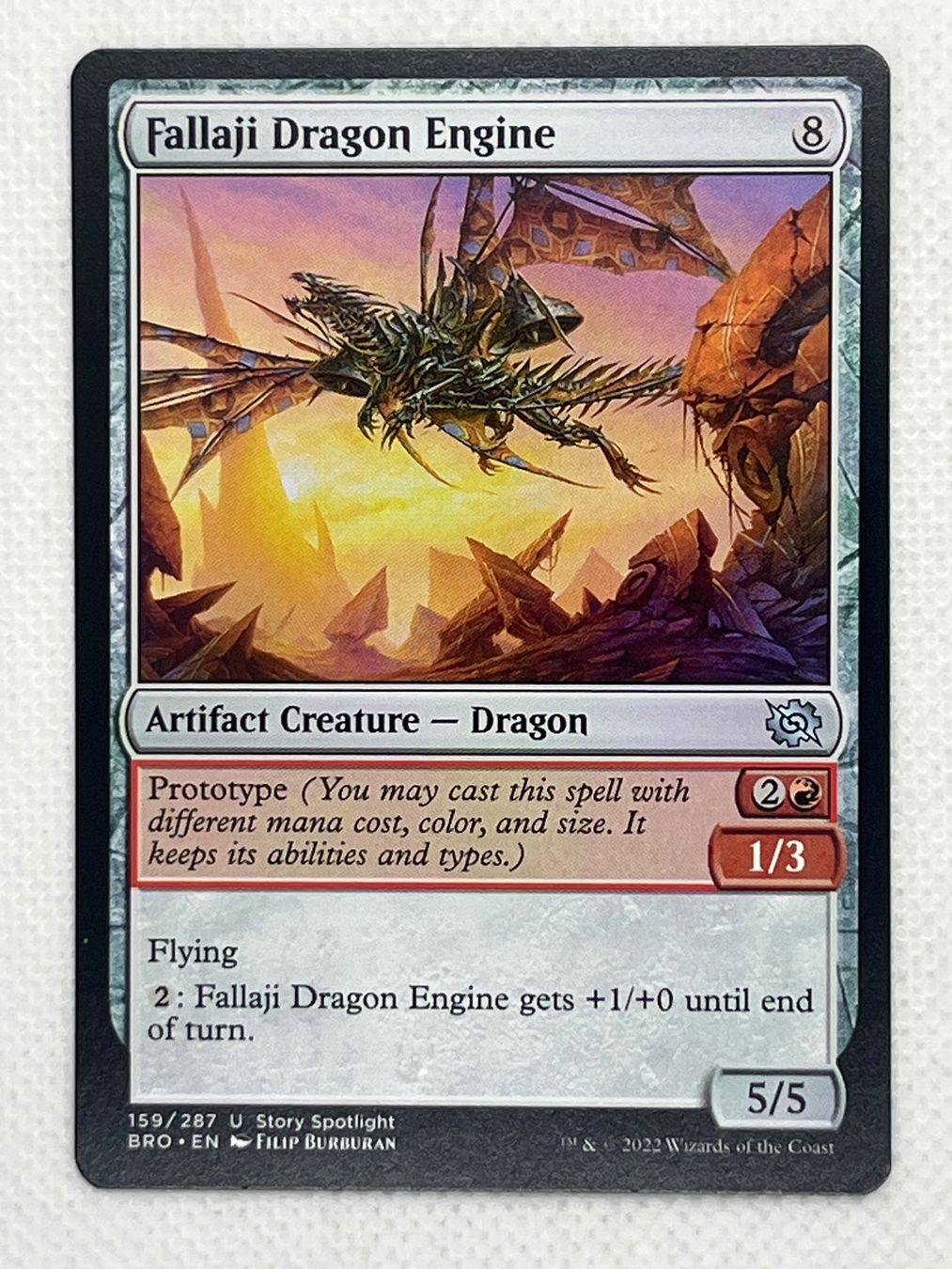 Magic The Gathering Cartes à collectionner: MTG Fallaji Dragon Engine BRO 159 Englisch Uncommon – D'occasion à Hinterkappelen par Kim1992