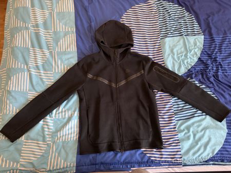 Nike Tech Fleece Zip Hoodie Schwarz, Top Zustand! Gr: M