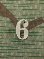  Ord. 1869–1898 Nummer 6 / 9 zu Tschako, Silber, Variante 2