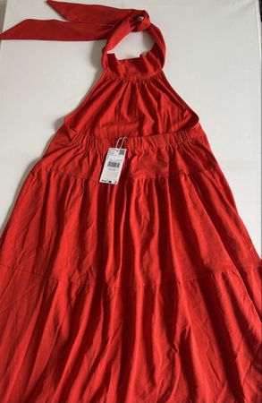 Robe d'été Mango rouge, taille S, neuve