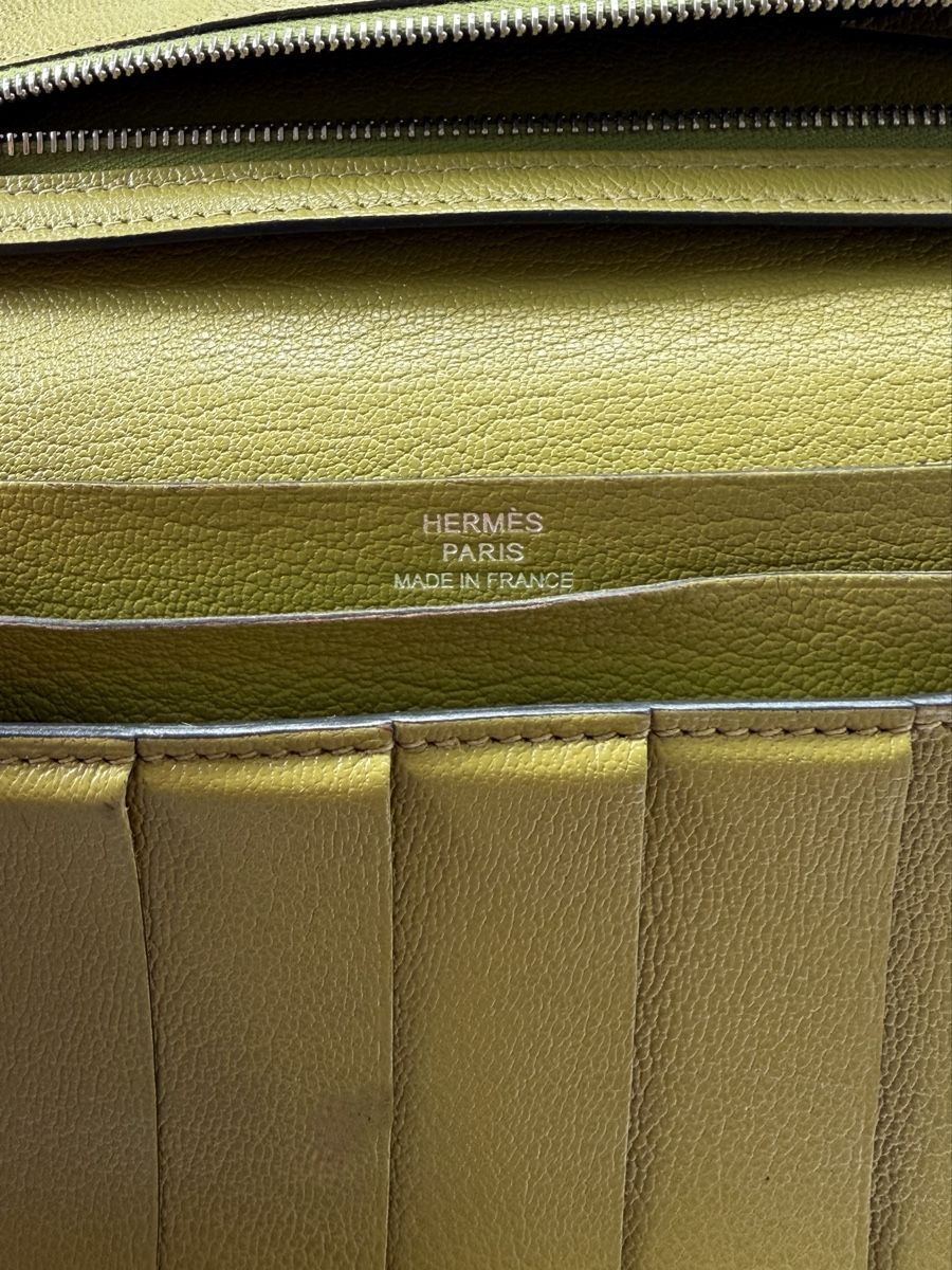 Hermès Portafogli: Hermès béarn Soufflet   Wikii  strauß – Nuovo (secondo la descrizione) da Schaffhausen venduto da Sotherbyss 5