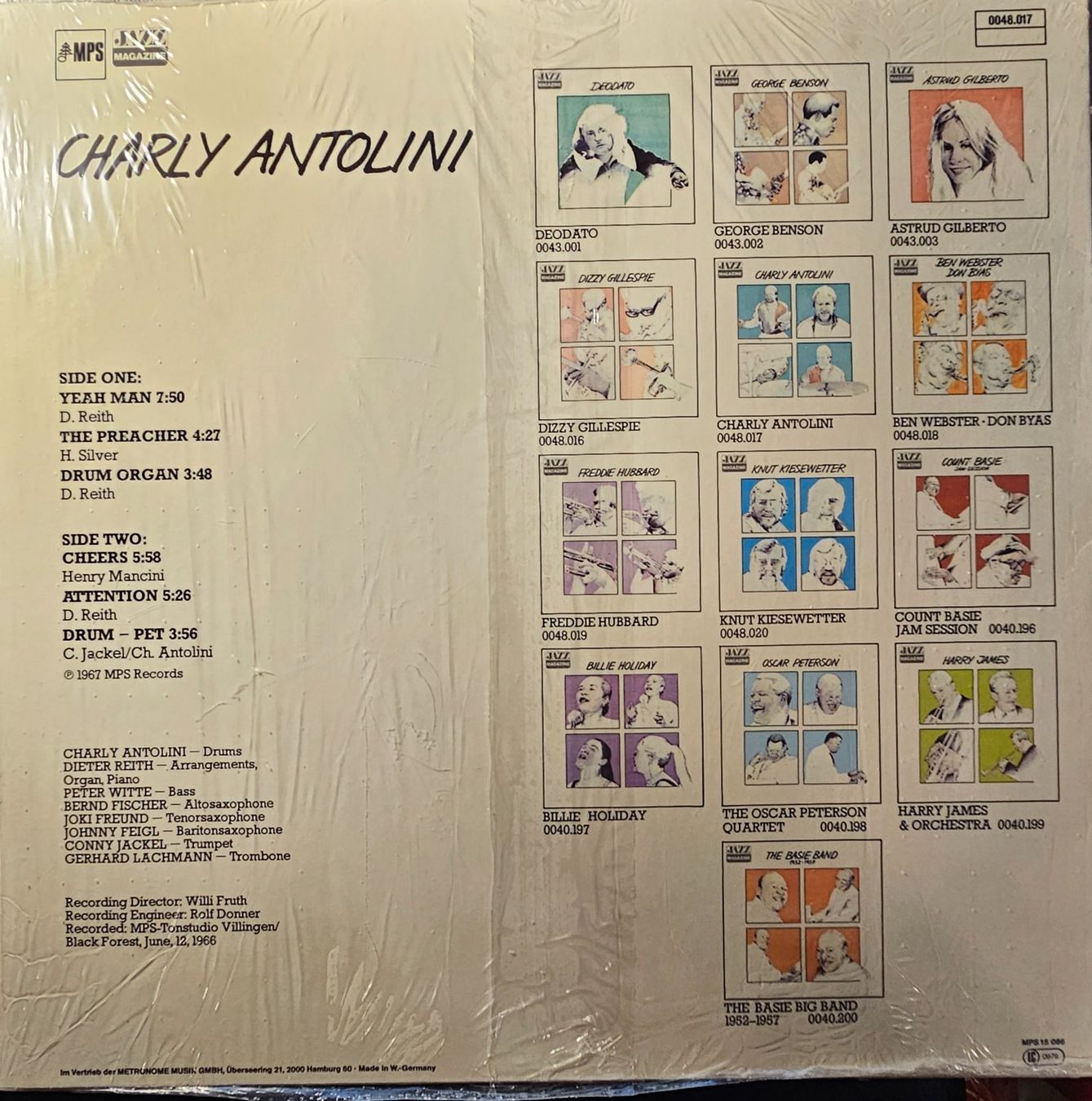 Schallplatten: Charly Antolini - Jazz Magazine – Gebraucht aus Wahlen b. Laufen von Cg10 1