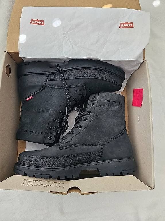 Levi's Scarpe da uomo: Levi’s Torsten Boots Schwarz - Gr. 44 | Neu – Nuovo e nell'imballaggio originale da Wettingen venduto da bestrox 4