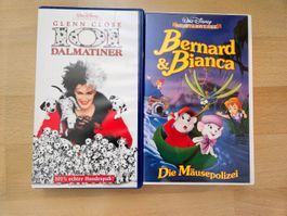 101 Dalmatiner und Bernard und Bianca VHS's