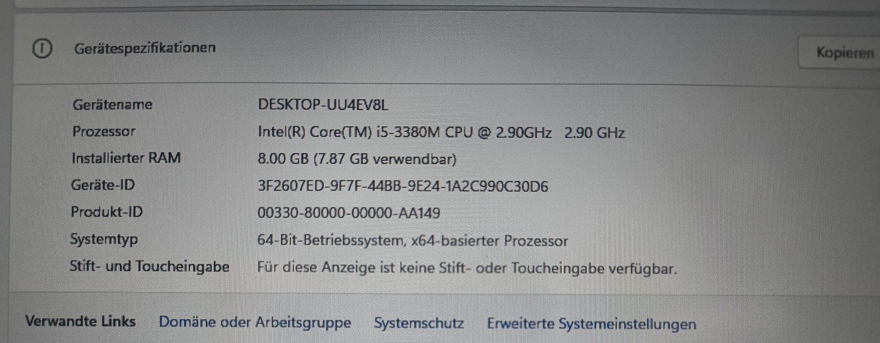 Hewlett Packard Notebook: HP EliteBook 8570p + Tasche – Usato da Hittnau venduto da Riven66 8