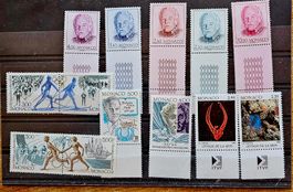 MONACO timbres neufs **, 1991-92